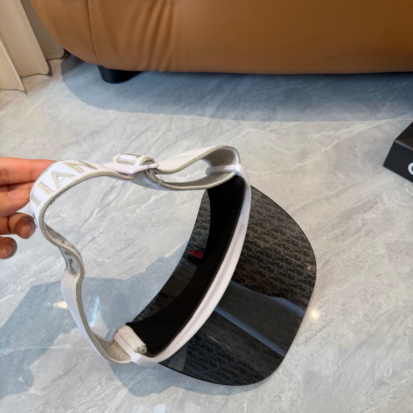 Dior Fashion Silver Sun Visor for Men & Women - 431875 - detail image 4