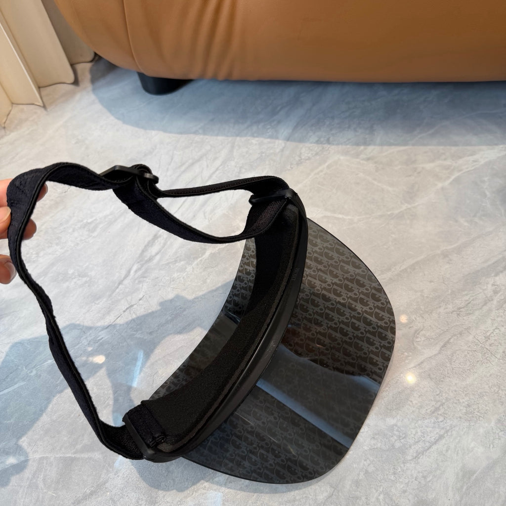 Dior Fashion Black Sun Visor for Men & Women - 431877 - detail image 4
