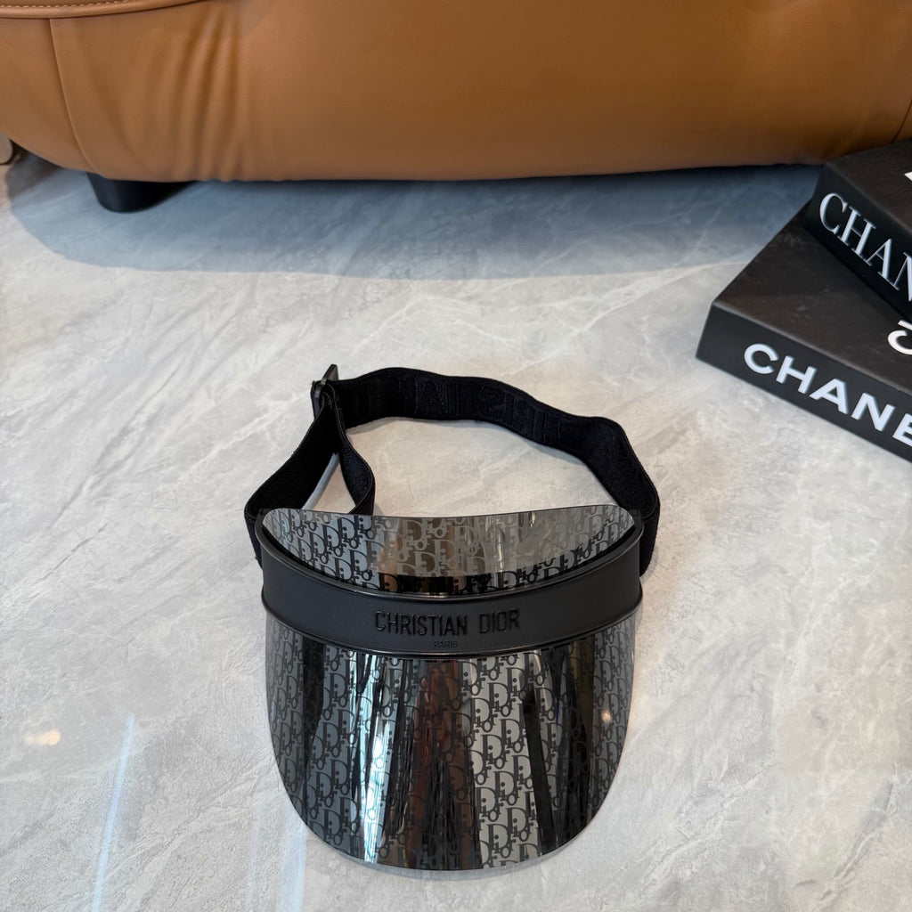 Dior Fashion Black Sun Visor for Men & Women - 431877