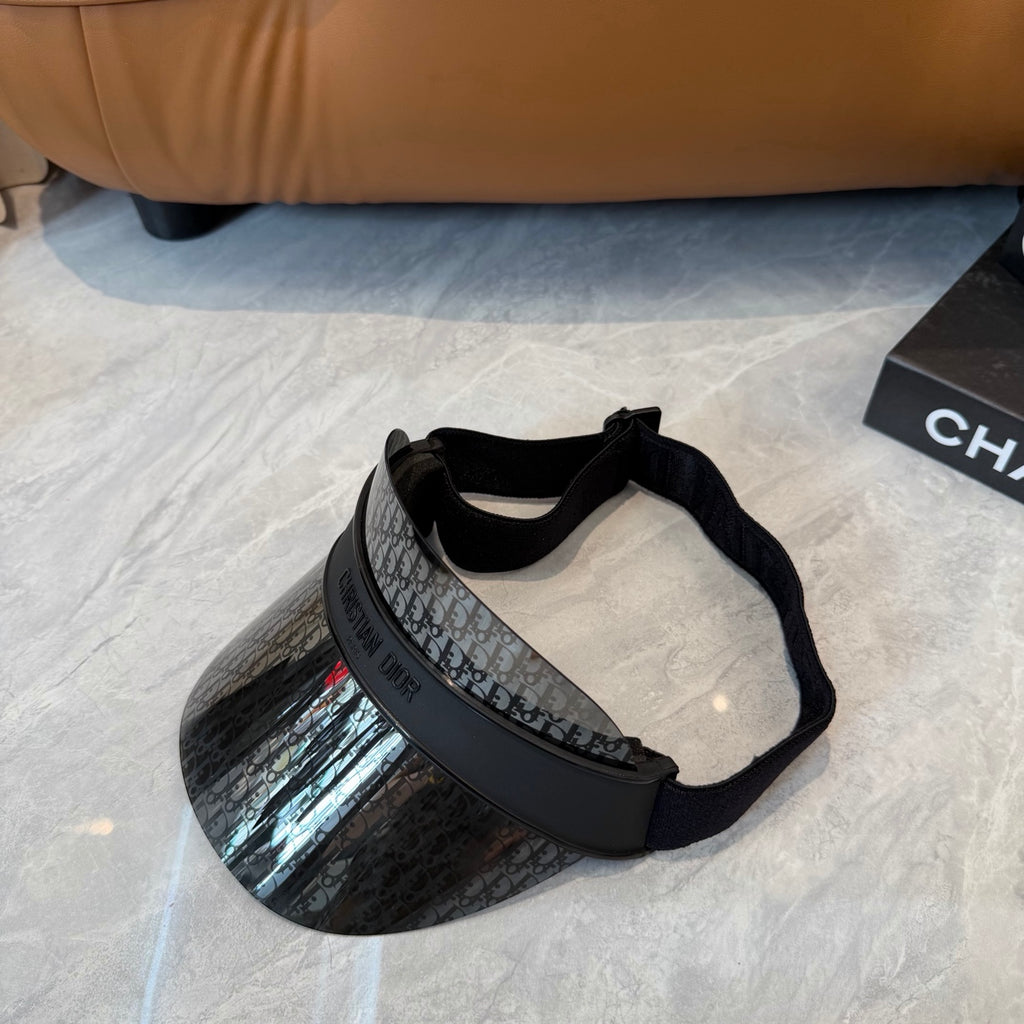Dior Fashion Black Sun Visor for Men & Women - 431877 - detail image 2