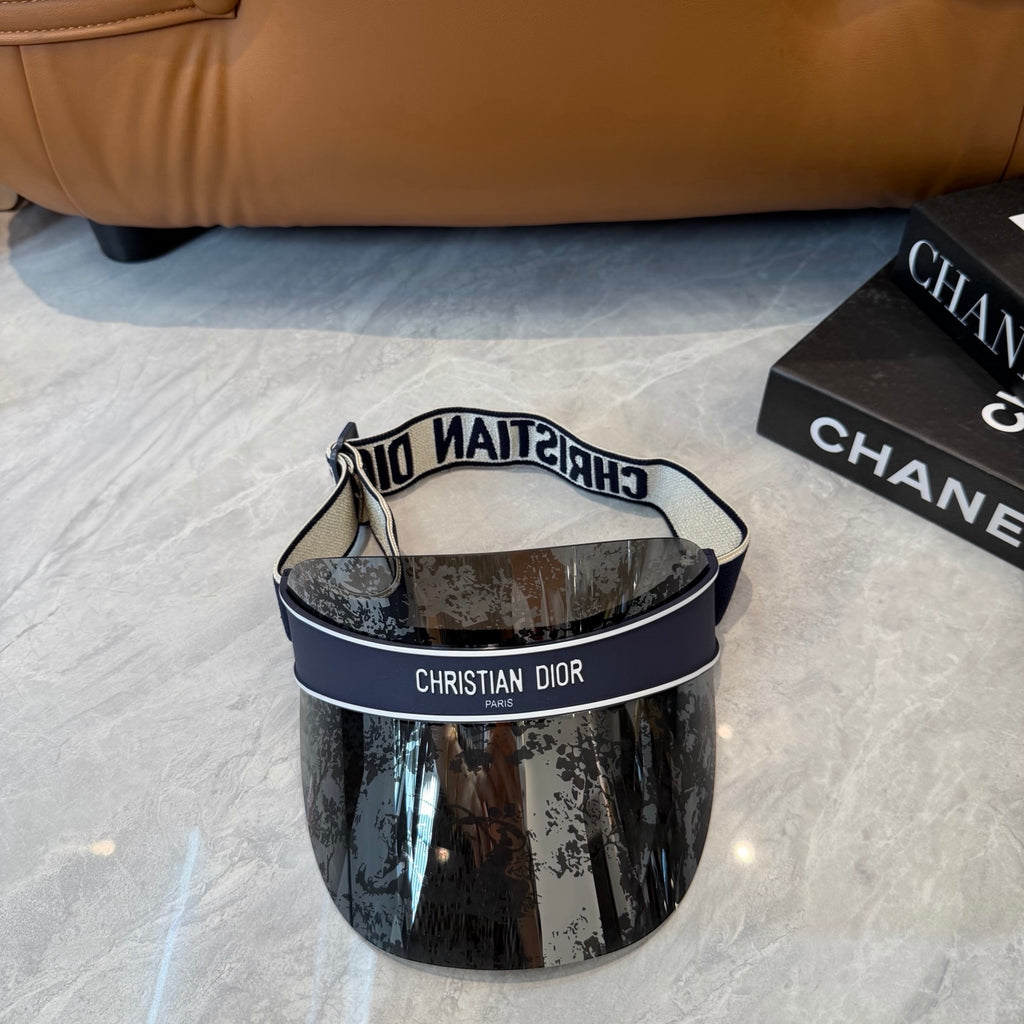 Dior Fashion Silver Sun Visor for Men & Women - 431878