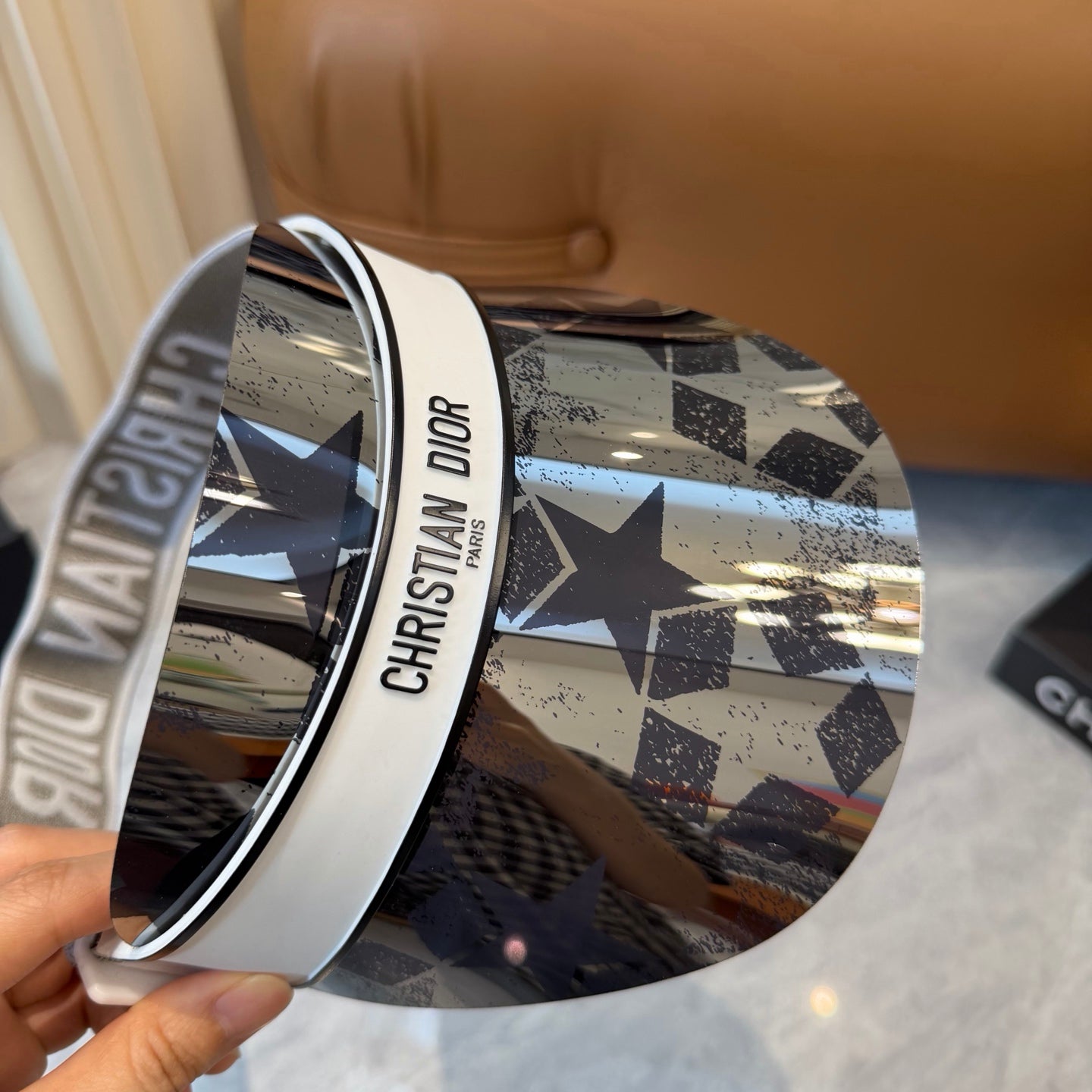 Dior Fashion Silver Sun Visor for Men & Women - 431881 - detail image 2