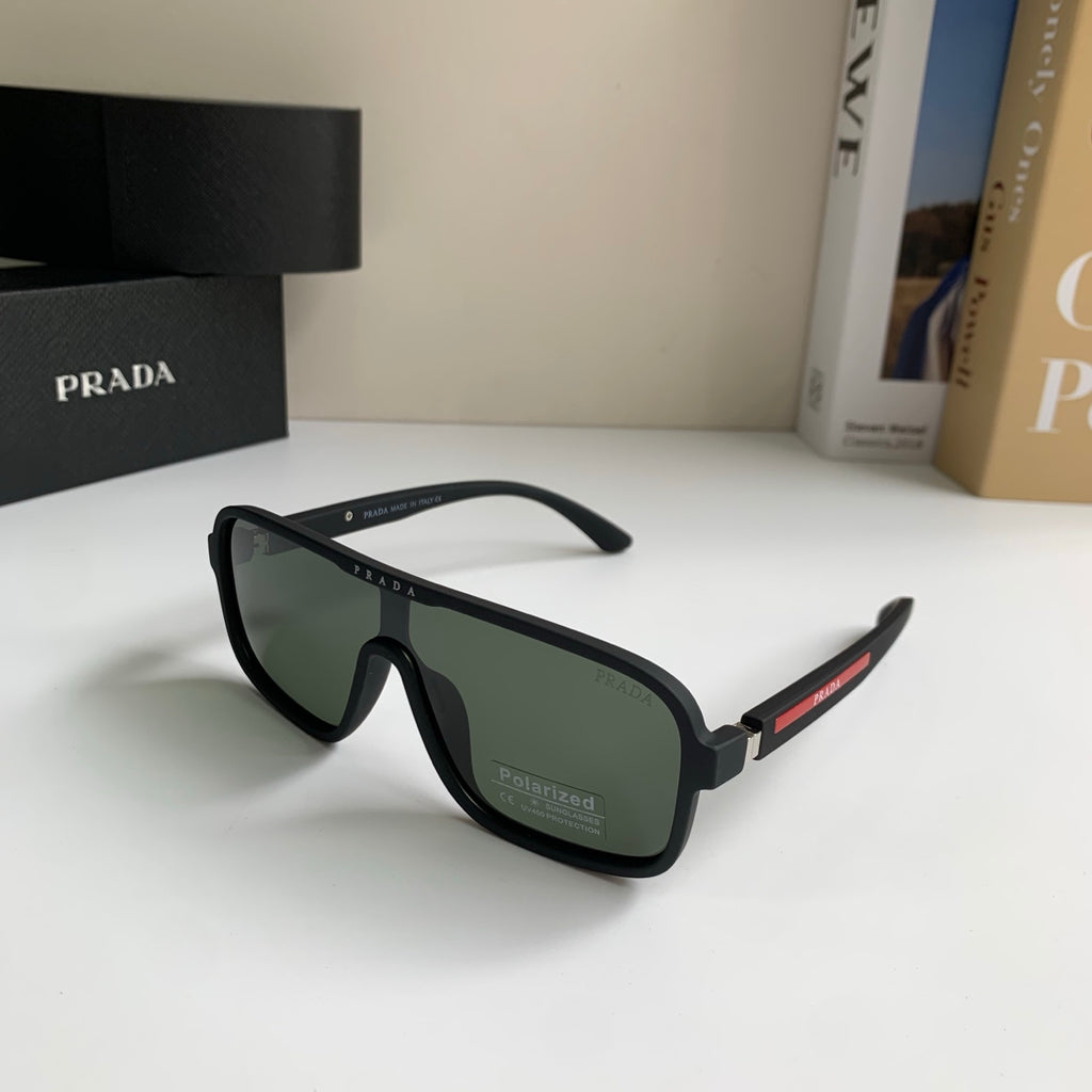 Prada Square Black Lens Sunglasses for Men & Women - 372065 - detail image 2