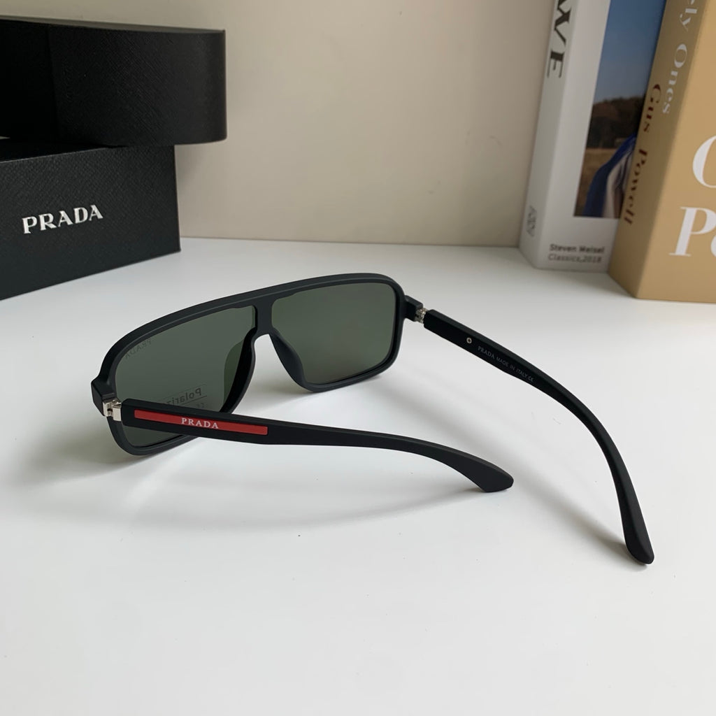 Prada Square Black Lens Sunglasses for Men & Women - 372065 - detail image 7