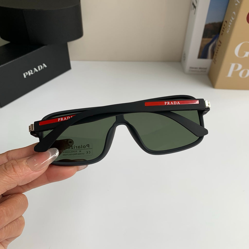 Prada Square Black Lens Sunglasses for Men & Women - 372065 - detail image 9