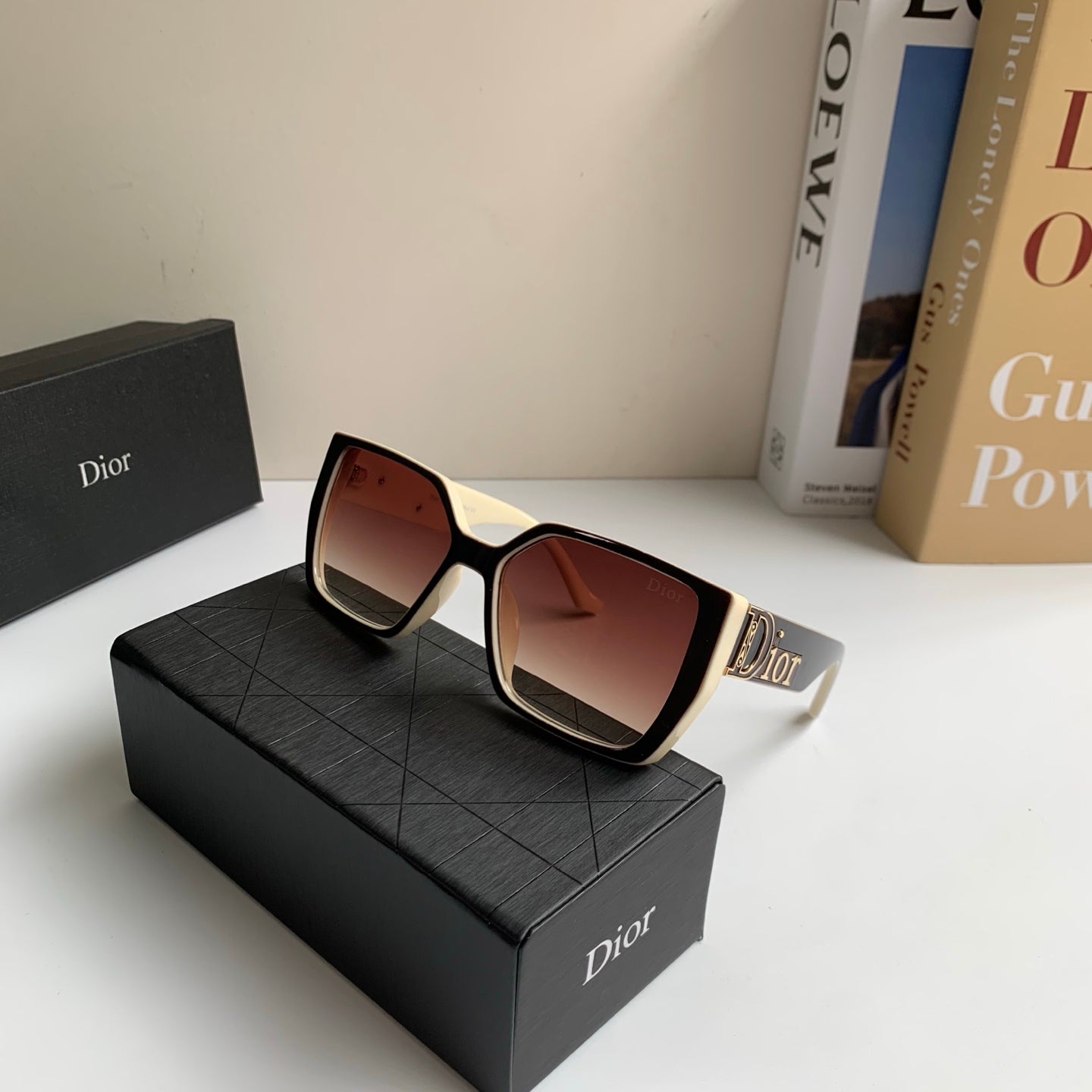 Dior Polarized Square Red Lens Sunglasses for Men & Women - 371930 - detail image 4