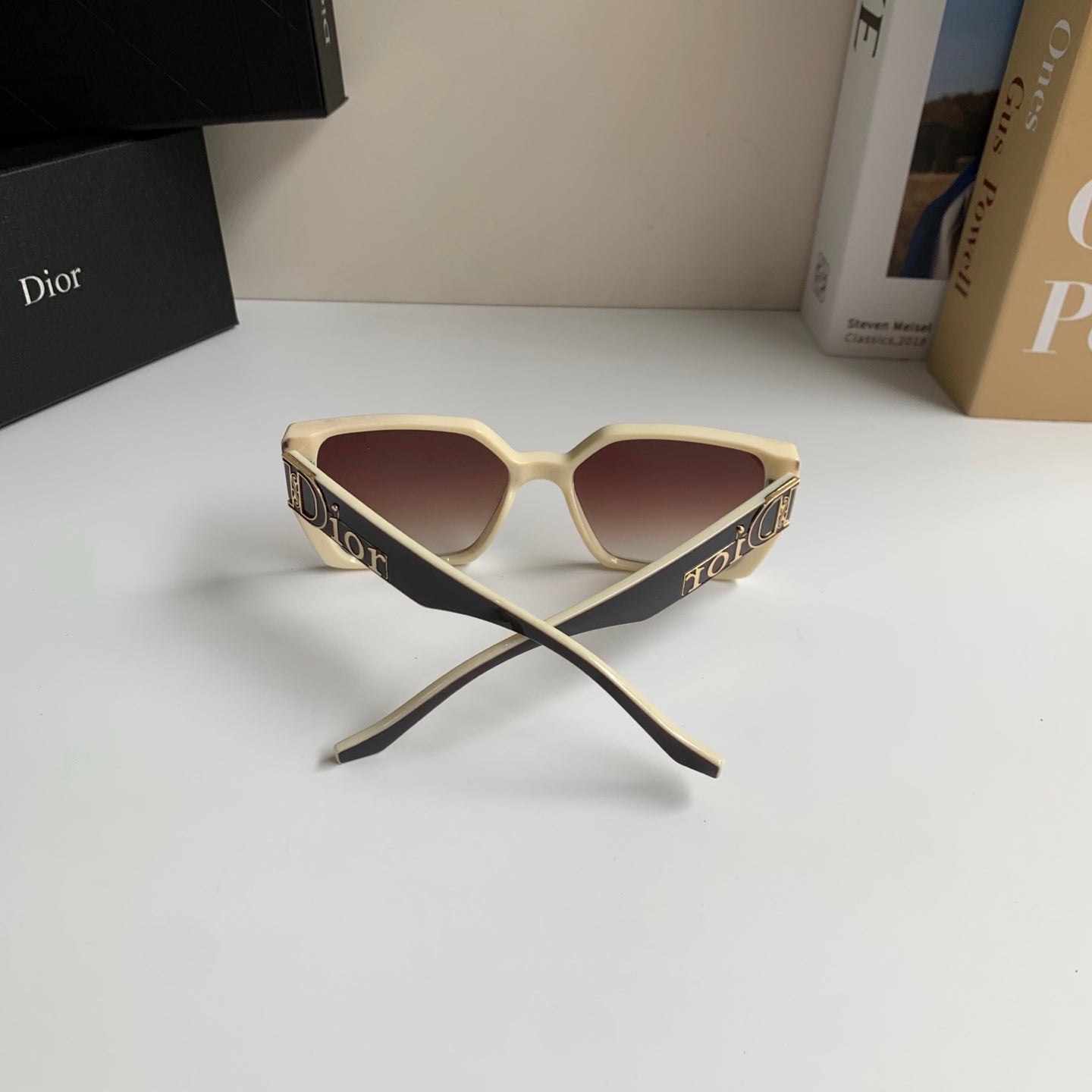 Dior Polarized Square Red Lens Sunglasses for Men & Women - 371930 - detail image 7