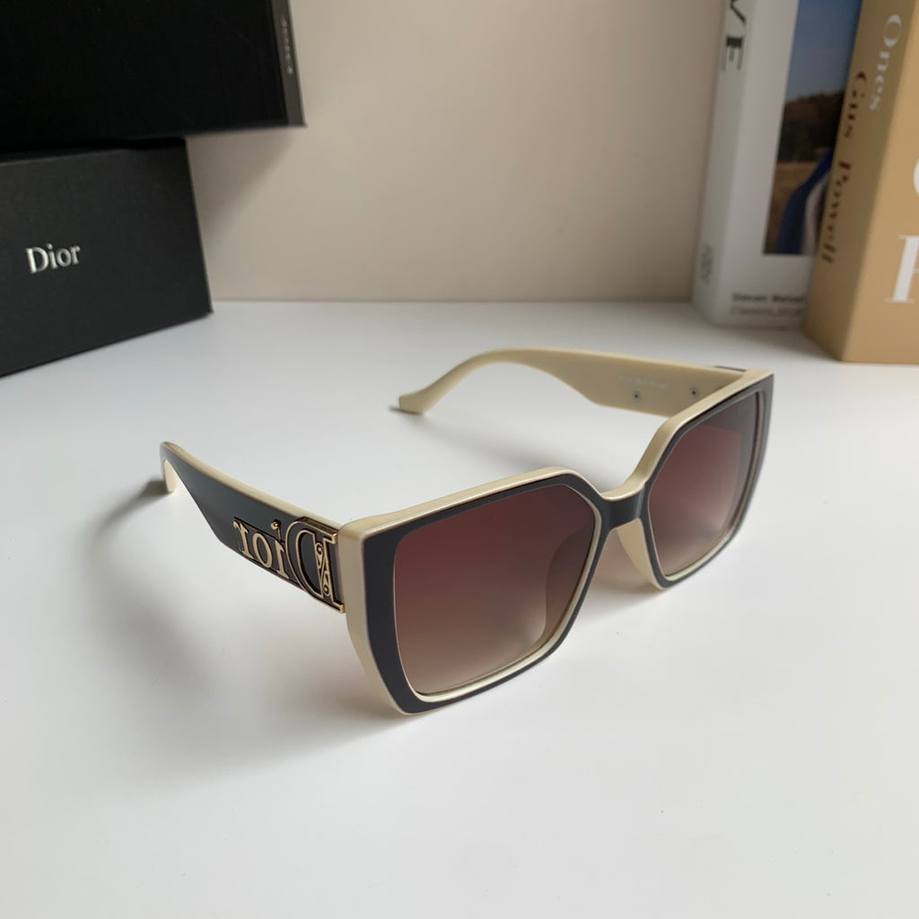 Dior Polarized Square Red Lens Sunglasses for Men & Women - 465396