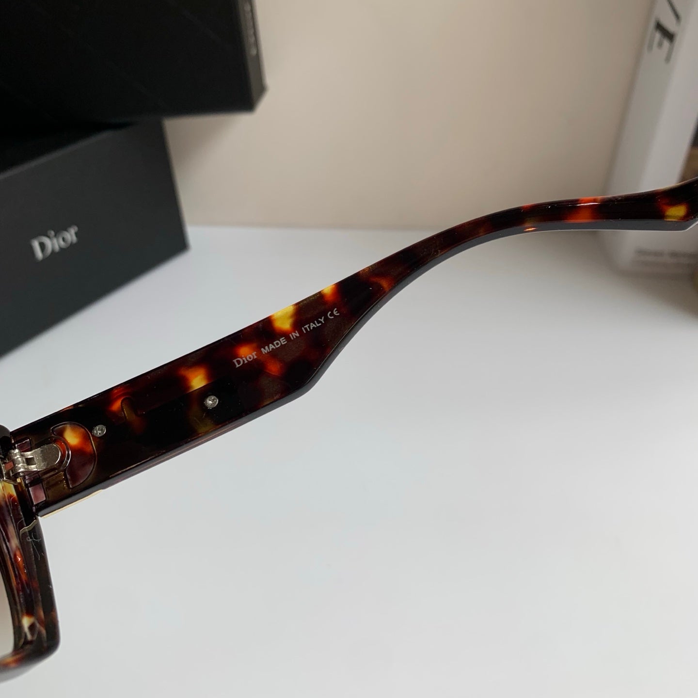 Dior Polarized Square Red Lens Sunglasses for Men & Women - detail image 7