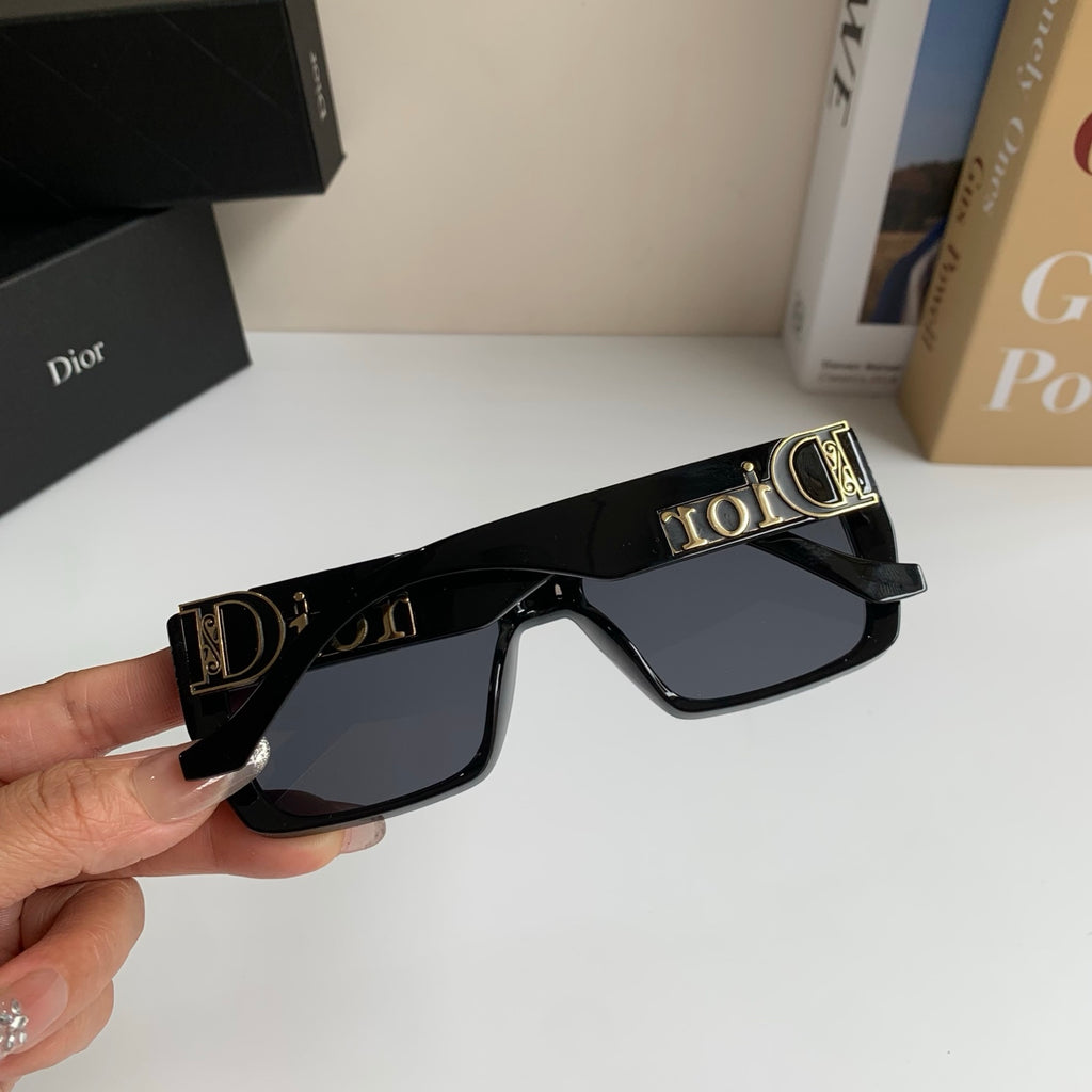 Dior Polarized Square Black Lens Sunglasses for Men & Women - 371932 - detail image 7