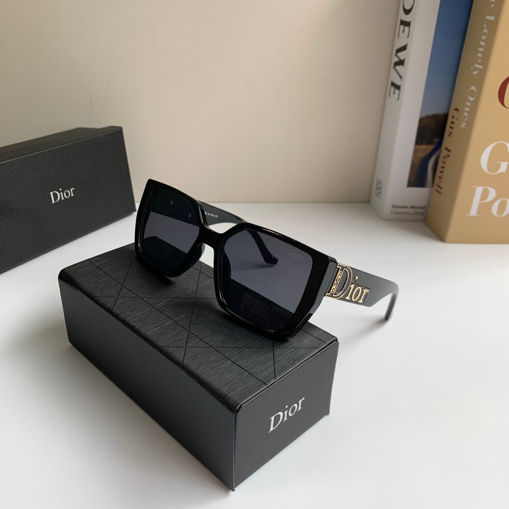 Dior Polarized Square Black Lens Sunglasses for Men & Women - 371932 - detail image 5