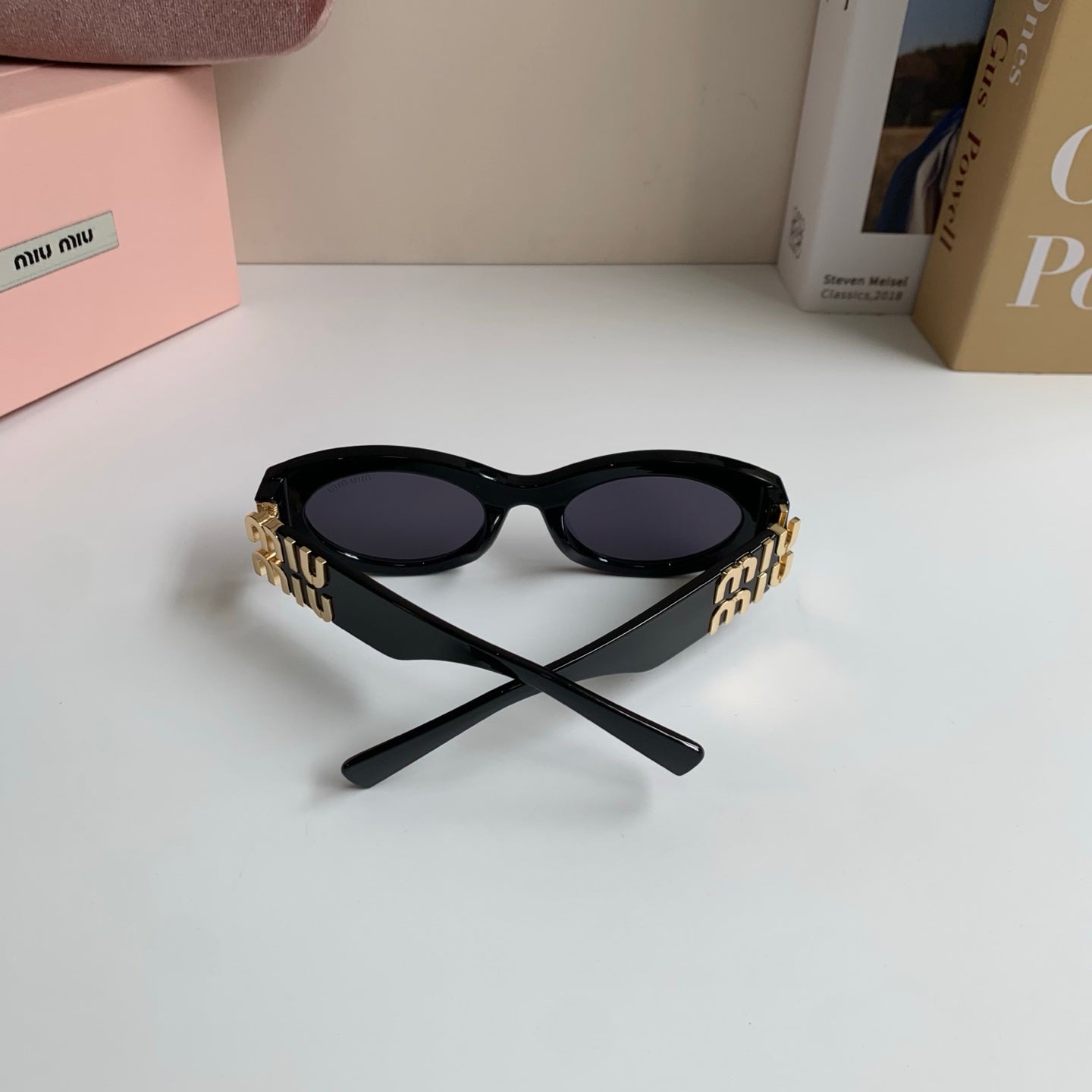 Miu Miu Fashion Black Lens Sunglasses for Men & Women - 372428 - detail image 8