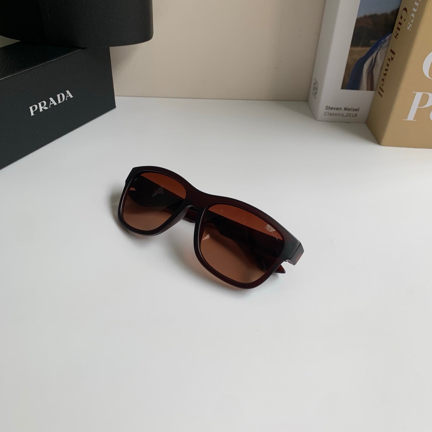 Prada Fashion Red Lens Sunglasses for Men & Women - 465708 - detail image 4
