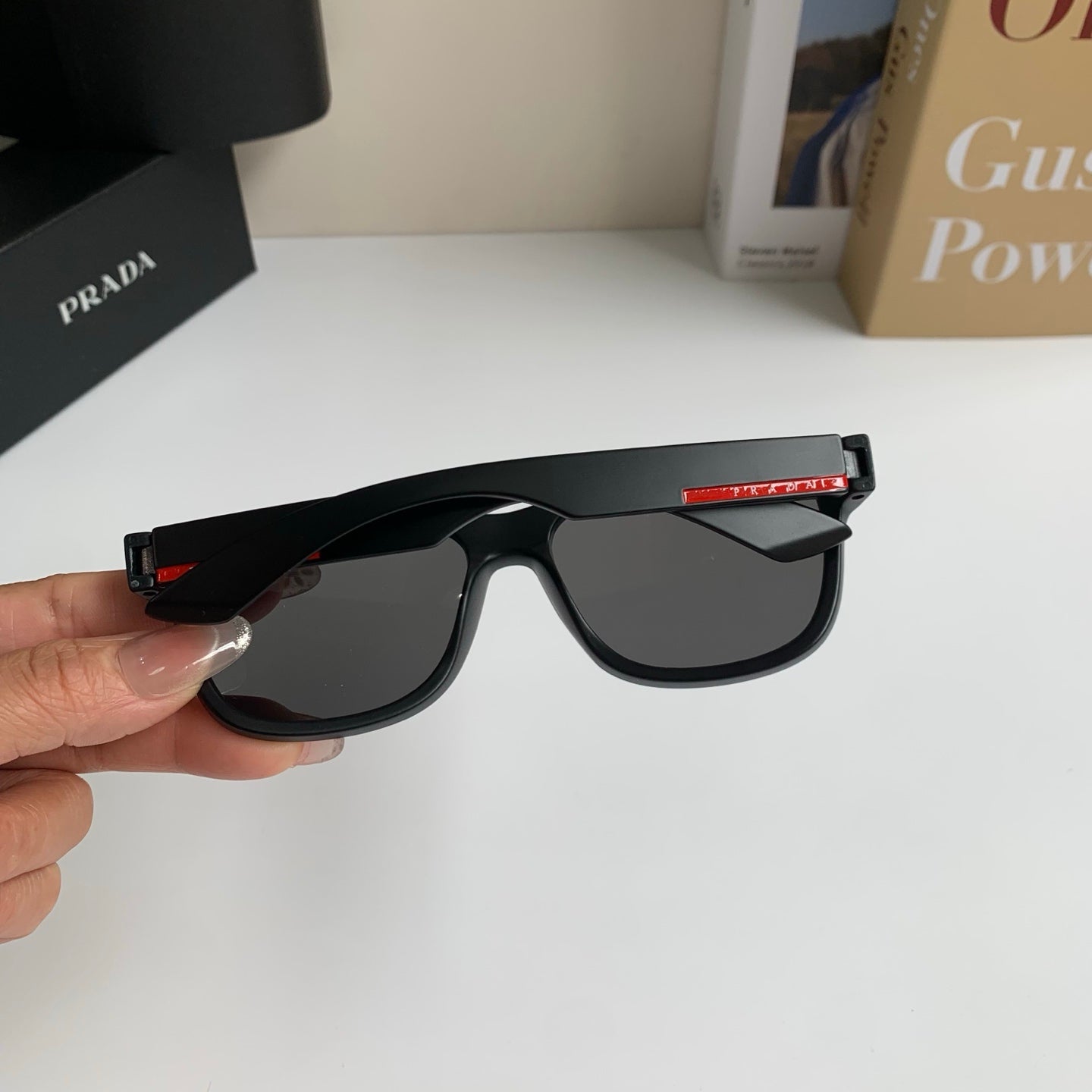 Prada Fashion Black Lens Sunglasses for Men & Women - 465709 - detail image 9