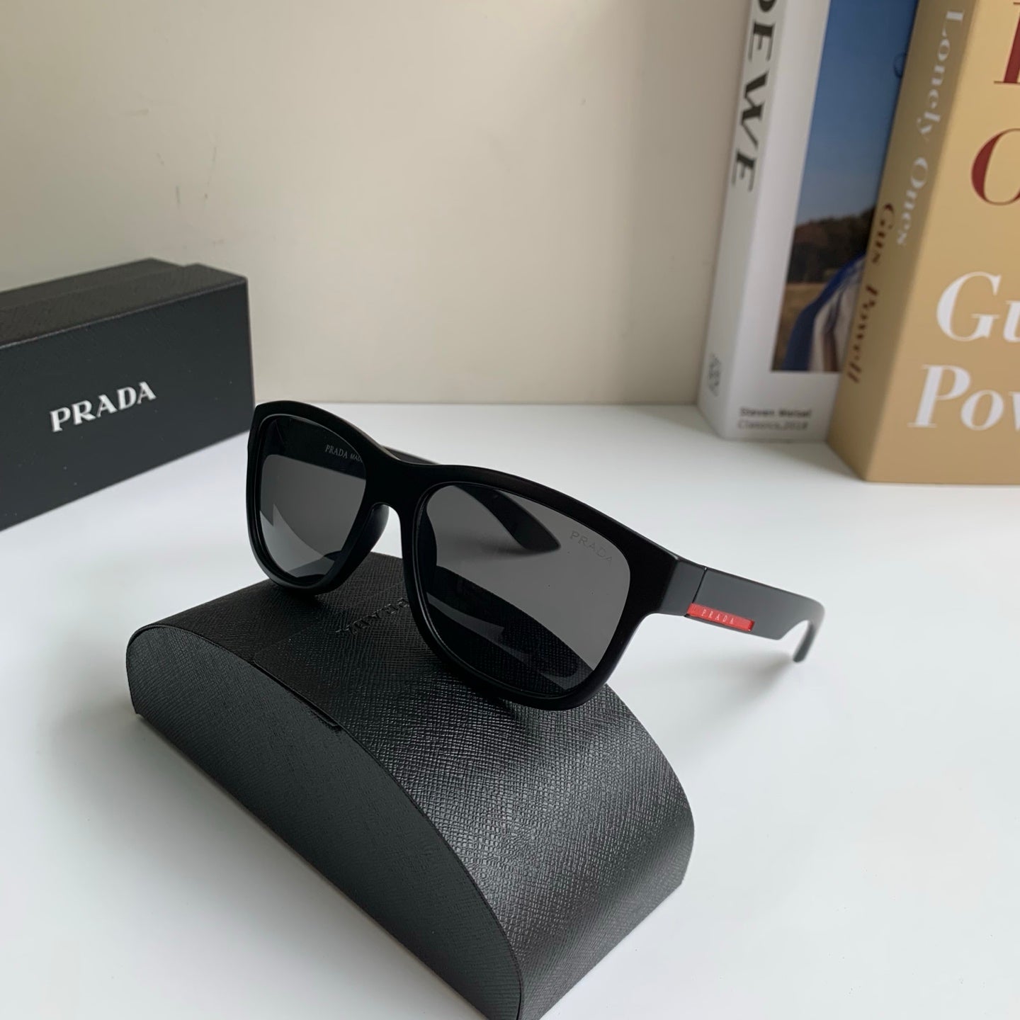 Prada Fashion Black Lens Sunglasses for Men & Women - 465709 - detail image 4