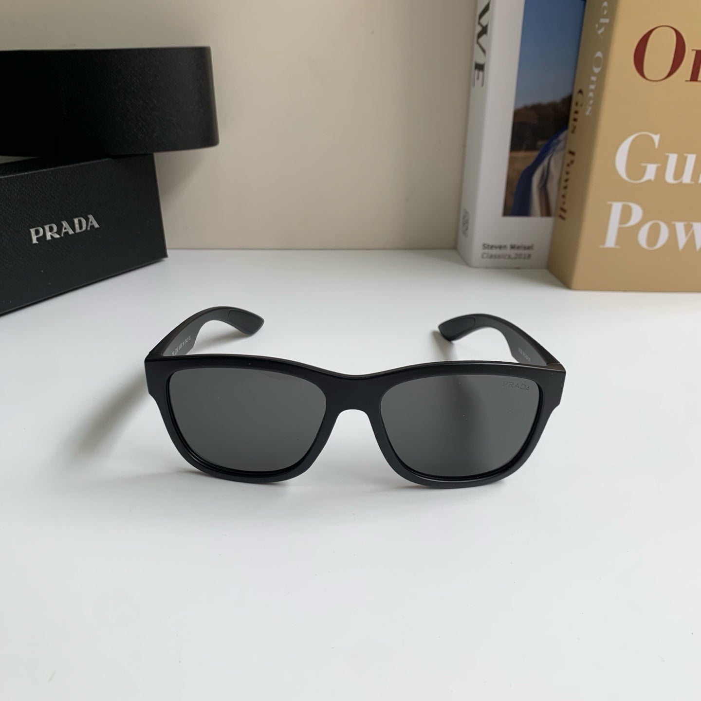 Prada Fashion Black Lens Sunglasses for Men & Women - 465709 - detail image 5