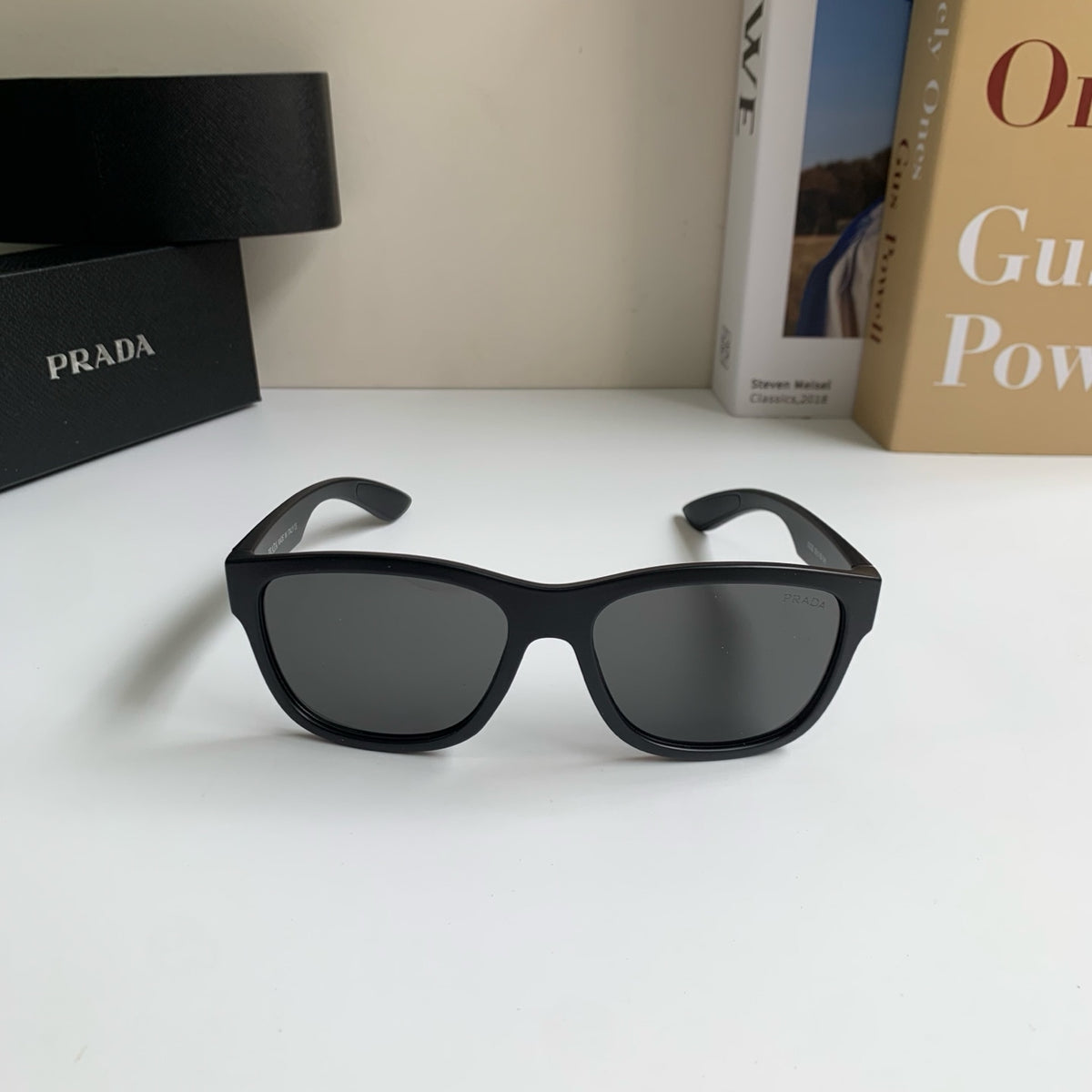 Prada Fashion Black Lens Sunglasses for Men & Women - 372130 - detail image 5