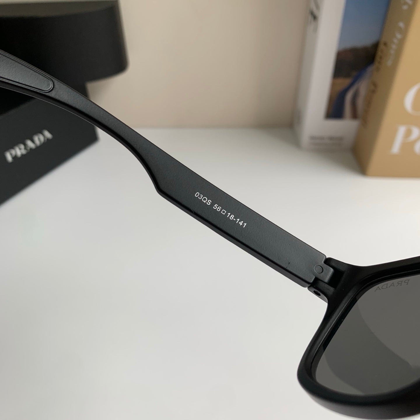 Prada Fashion Black Lens Sunglasses for Men & Women - 372130 - detail image 6