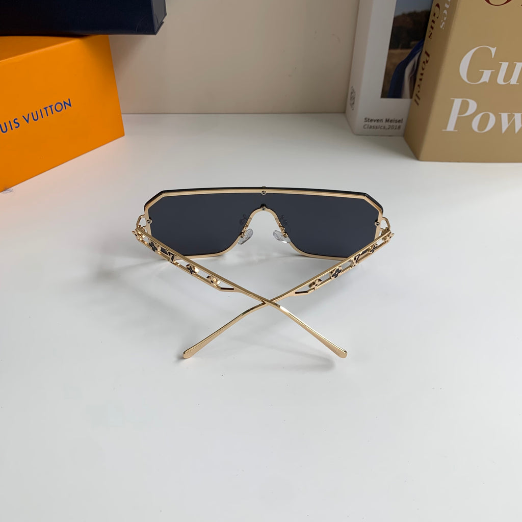 Louis Vuitton Square Black Lens Sunglasses for Men & Women - 381873 - detail image 7