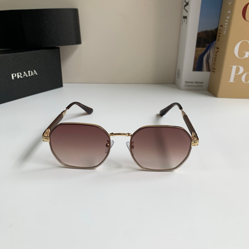 Prada Metal Fashion Red Lens Sunglasses for Men & Women - 382586 - detail image 3
