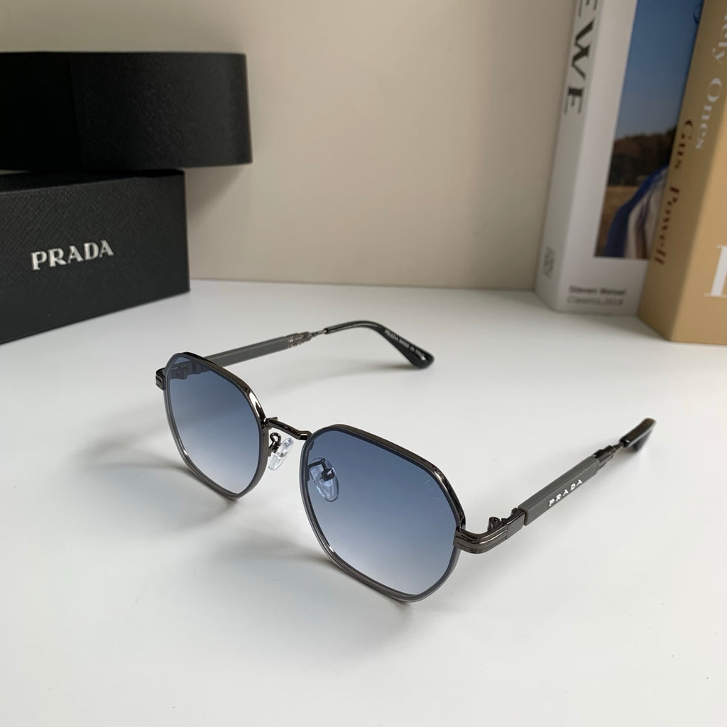 Prada Metal Fashion Silver Lens Sunglasses for Men & Women - 465597 - detail image 2