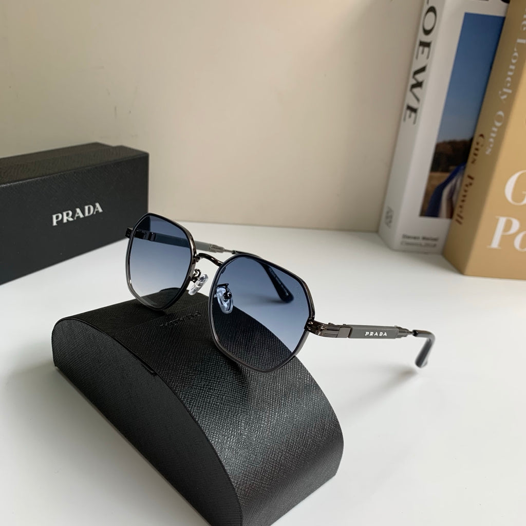 Prada Metal Fashion Silver Lens Sunglasses for Men & Women - 465597 - detail image 4