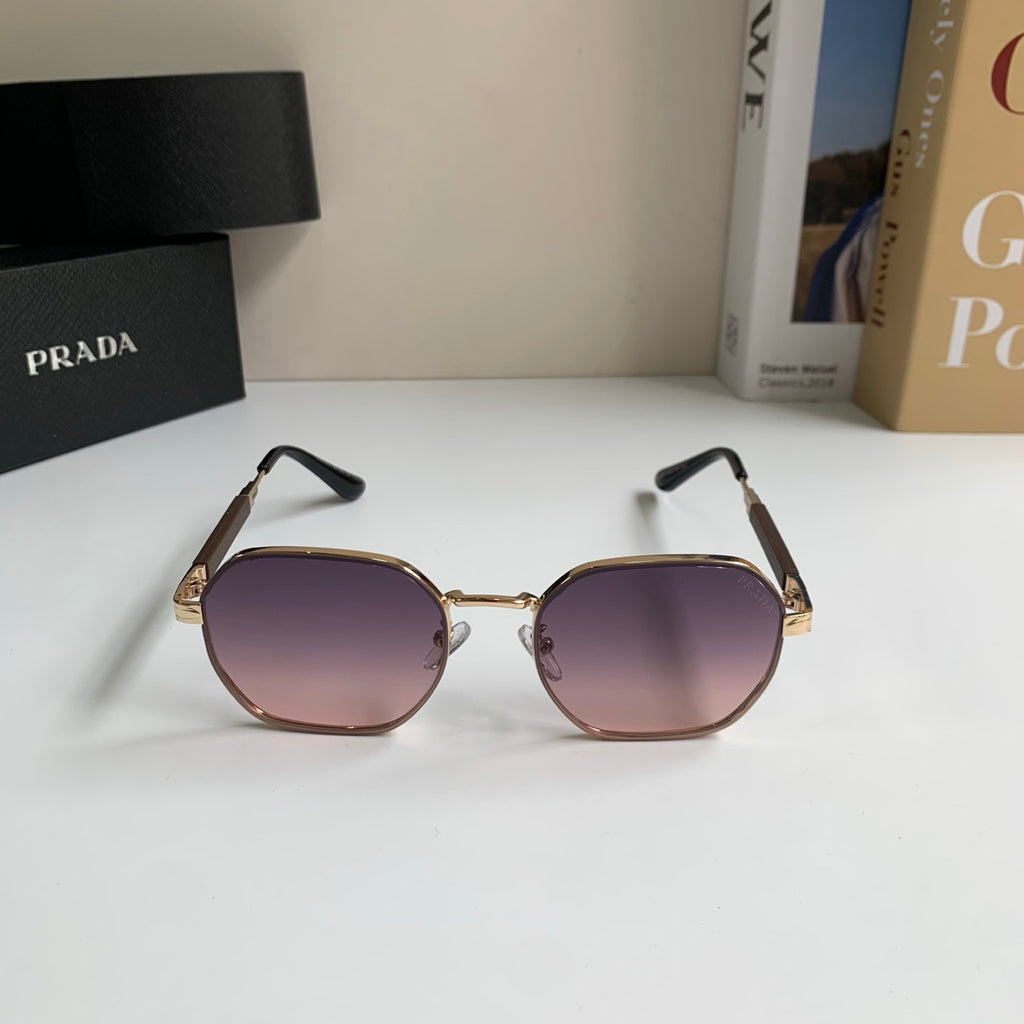 Prada Metal Fashion Silver Lens Sunglasses for Men & Women - 382588 - detail image 5