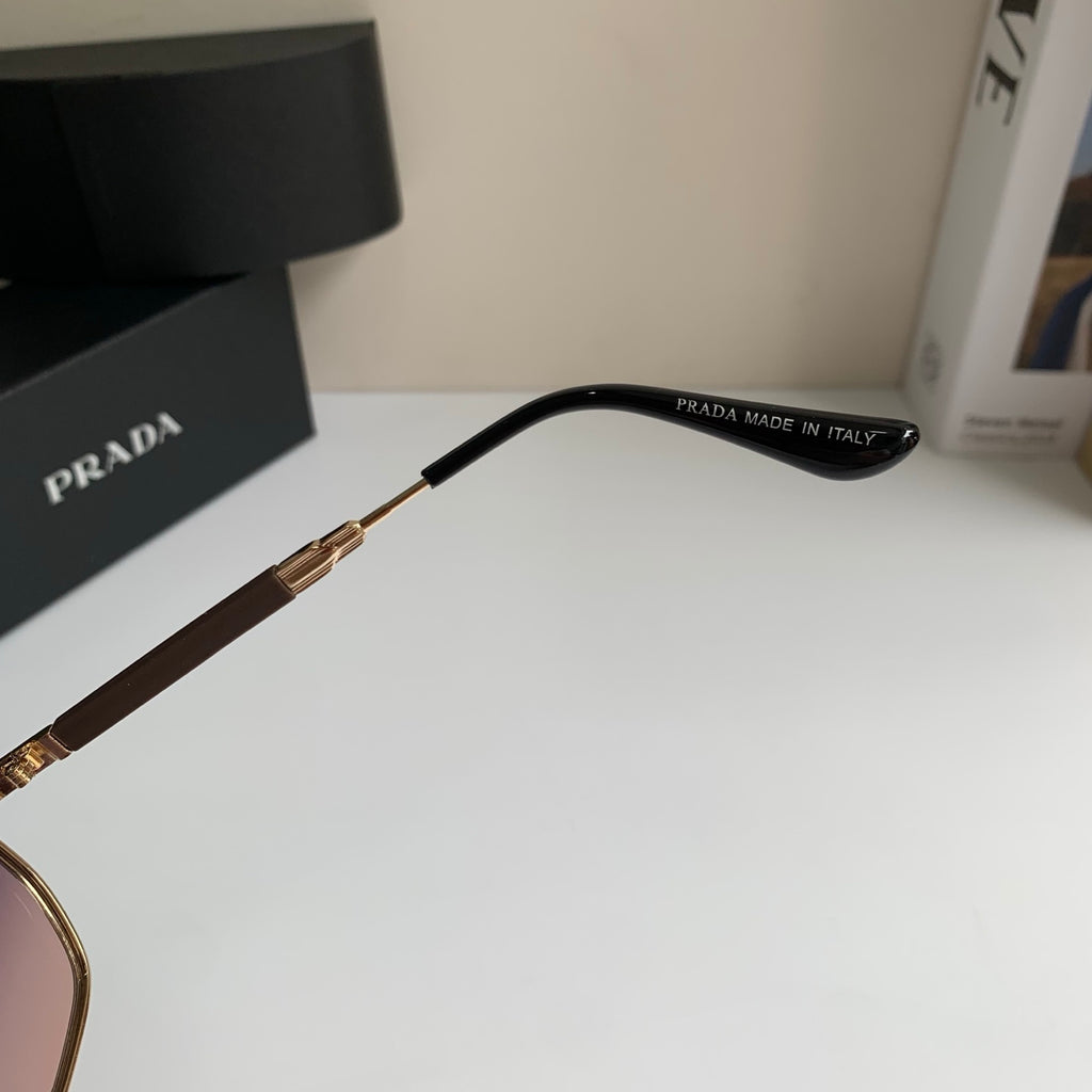 Prada Metal Fashion Silver Lens Sunglasses for Men & Women - 465598 - detail image 9