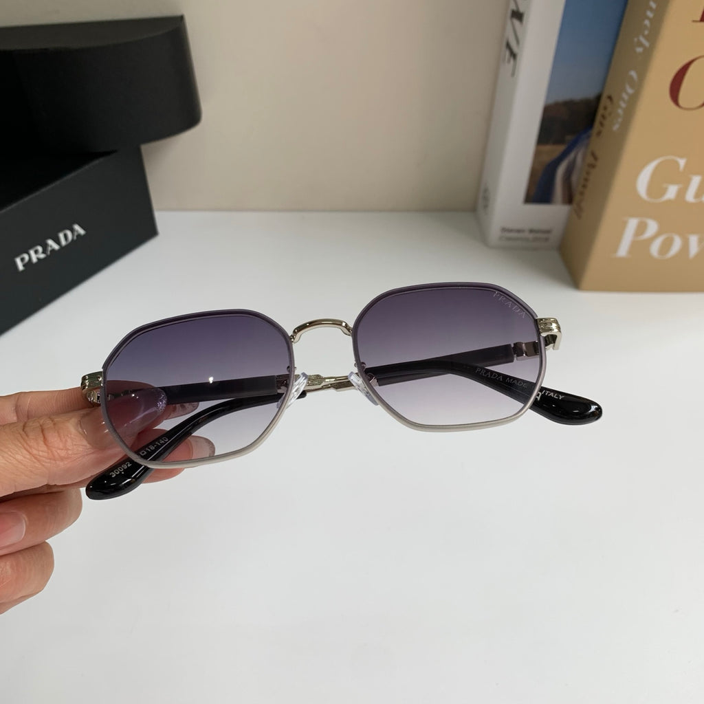 Prada Metal Fashion Silver Lens Sunglasses for Men & Women - 465599 - detail image 5