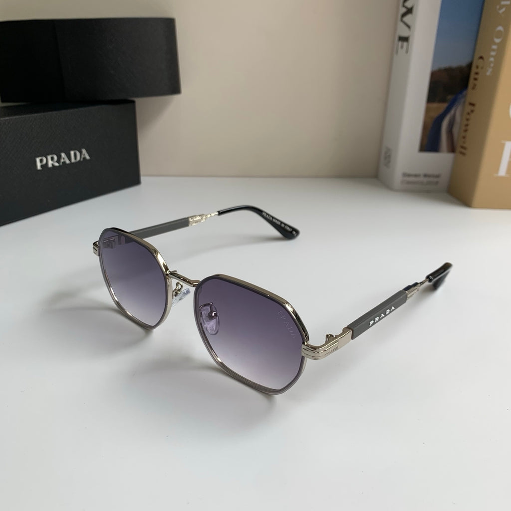 Prada Metal Fashion Silver Lens Sunglasses for Men & Women - 465599 - detail image 2
