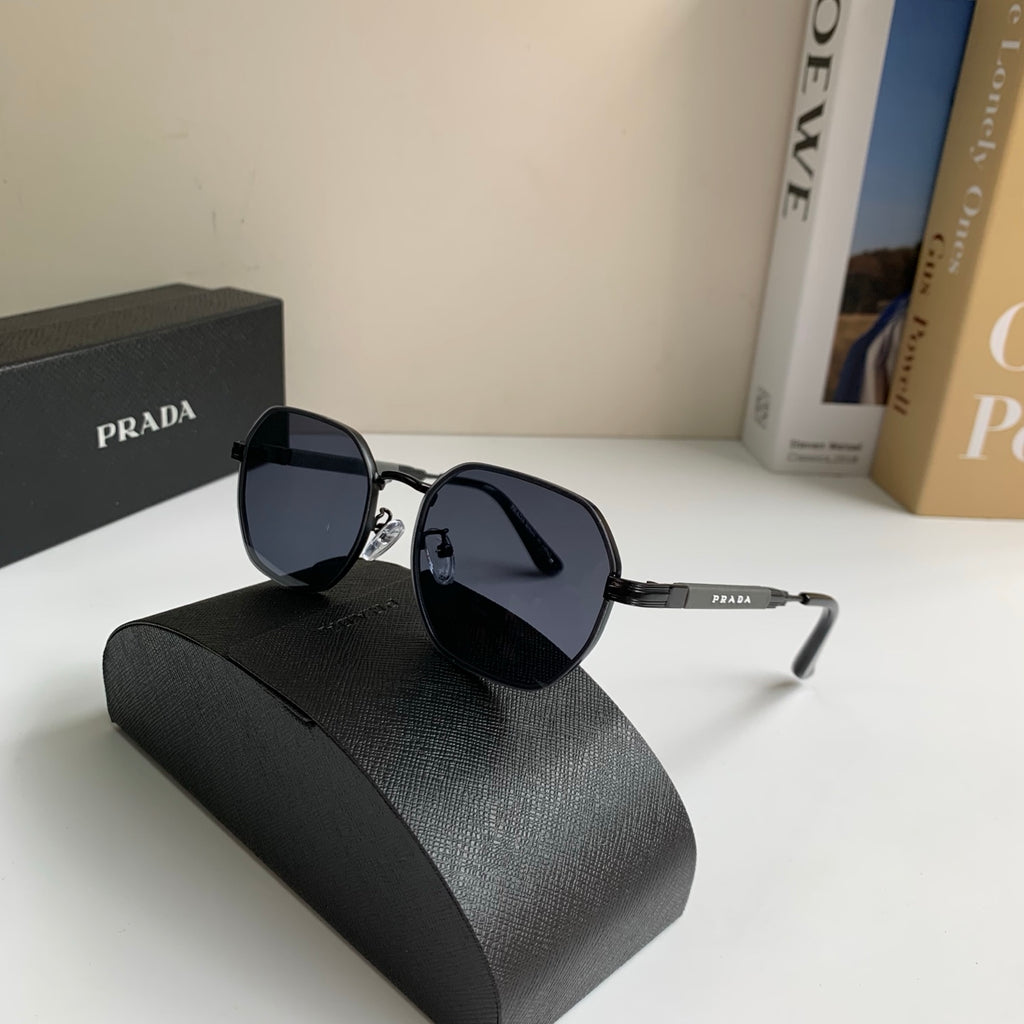 Prada Metal Fashion Silver Lens Sunglasses for Men & Women - 465600 - detail image 4