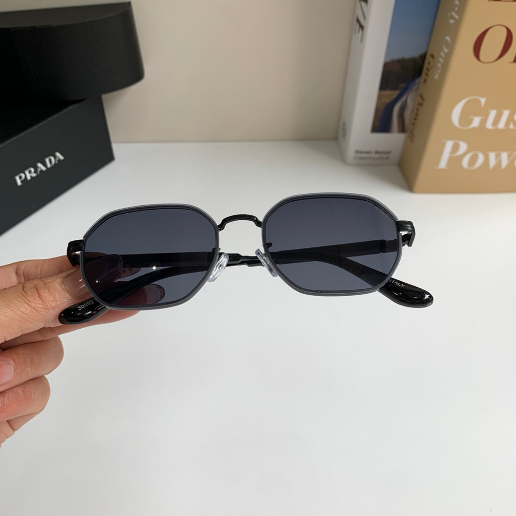 Prada Metal Fashion Silver Lens Sunglasses for Men & Women - 382590 - detail image 3