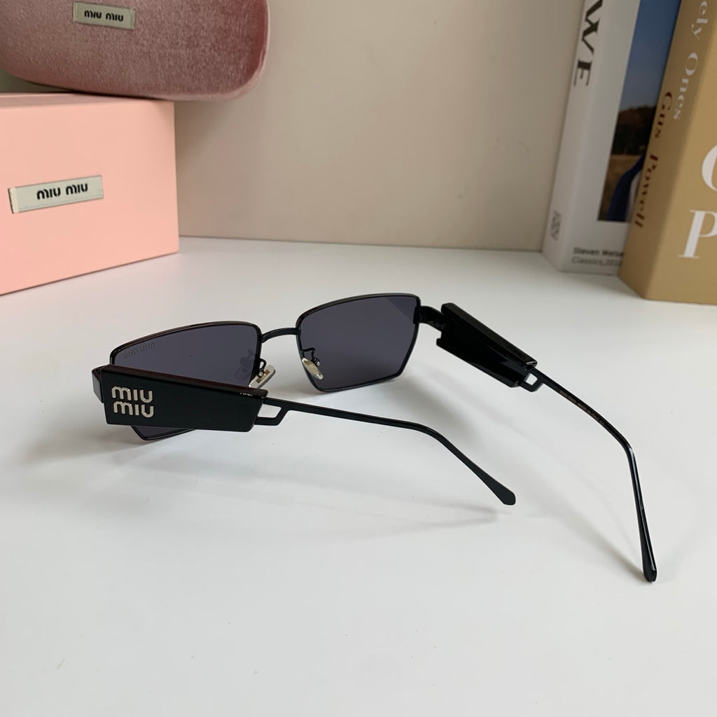Miu Miu Metal Square Silver Lens Sunglasses for Men & Women - 466125 - detail image 7