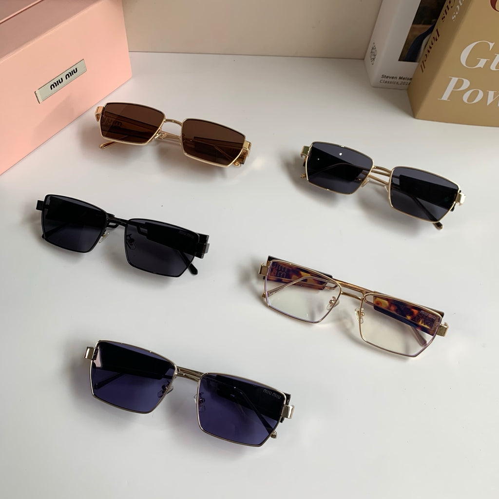 Miu Miu Metal Square Silver Lens Sunglasses for Men & Women - 466129 - detail image 9