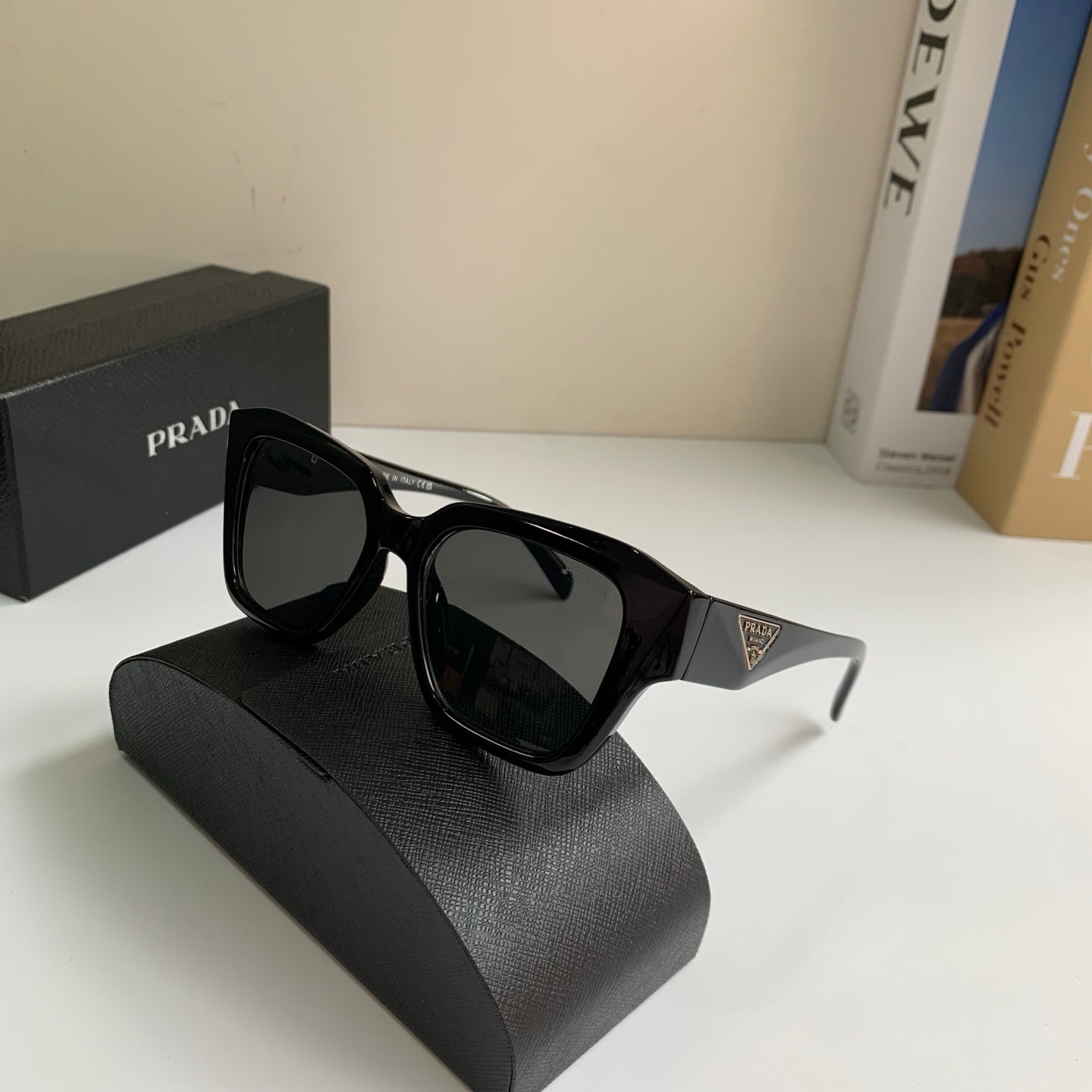 Prada Fashion Black Lens Sunglasses for Men & Women - 465603 - detail image 5
