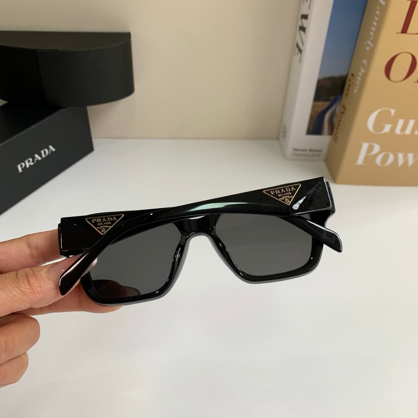 Prada Fashion Black Lens Sunglasses for Men & Women - 465603 - detail image 8