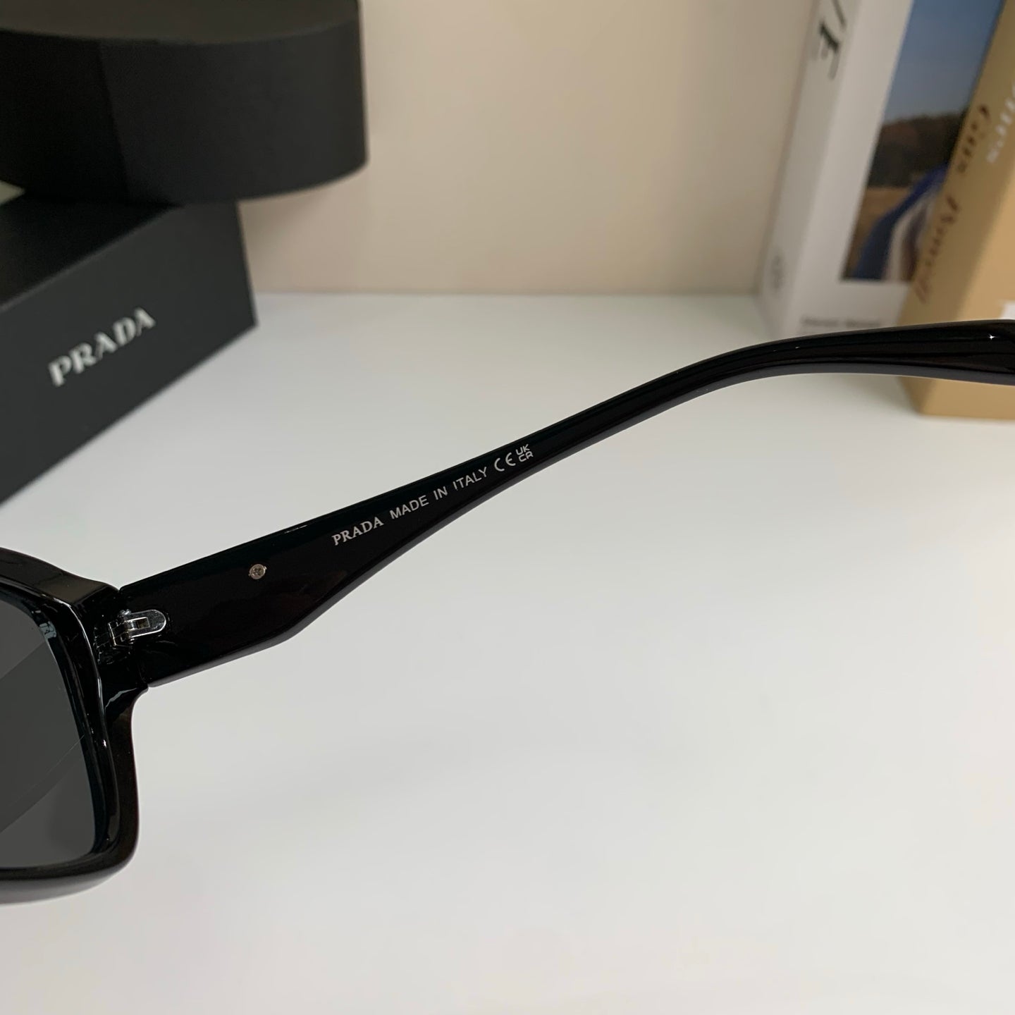 Prada Fashion Black Lens Sunglasses for Men & Women - 465603 - detail image 6