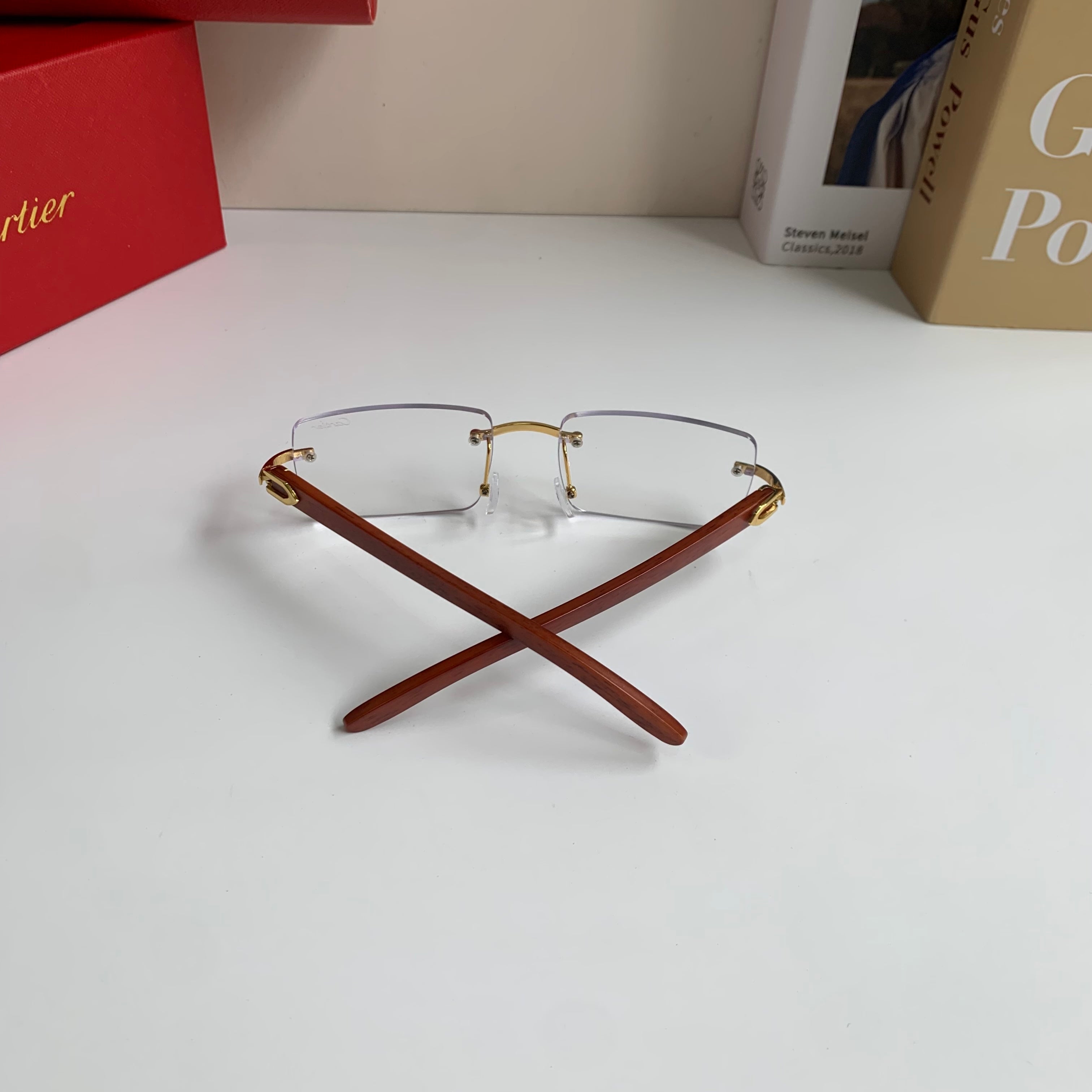 Cartier Fashion Silver Lens Sunglasses for Men & Women - 398973 - detail image 7
