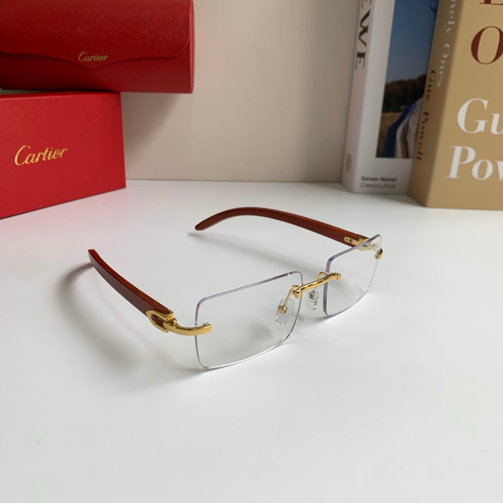 Cartier Fashion Silver Lens Sunglasses for Men & Women - 398973