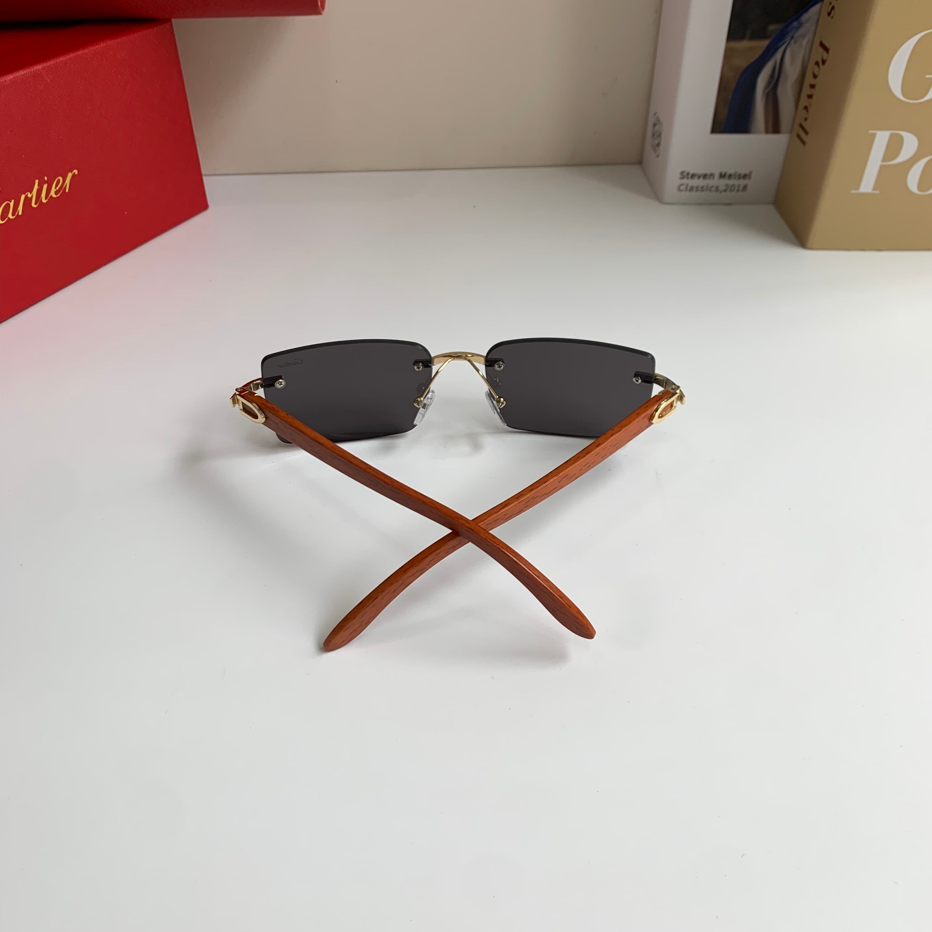 Cartier Fashion Silver Lens Sunglasses for Men & Women - 493653 - detail image 6