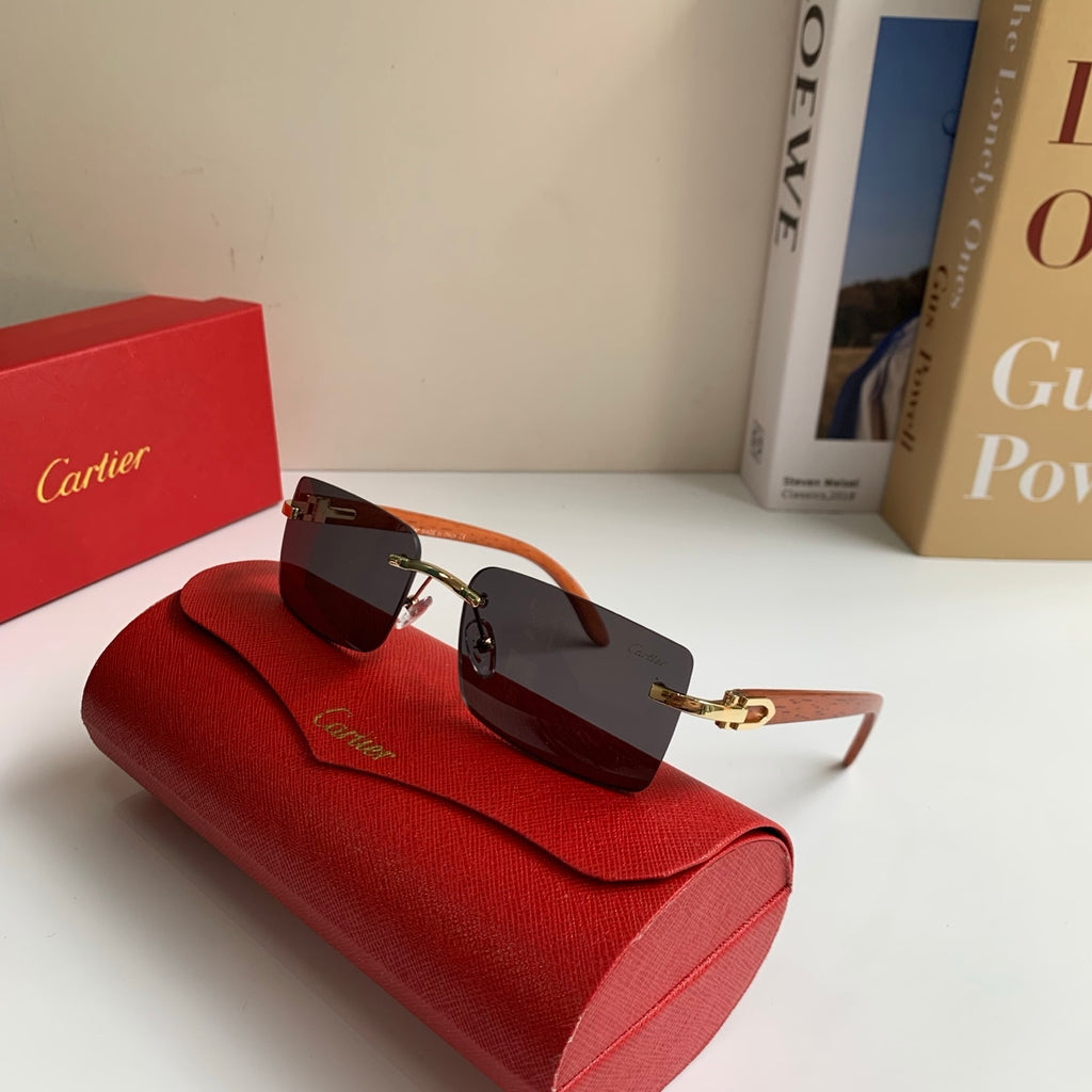 Cartier Fashion Silver Lens Sunglasses for Men & Women - 398976 - detail image 4