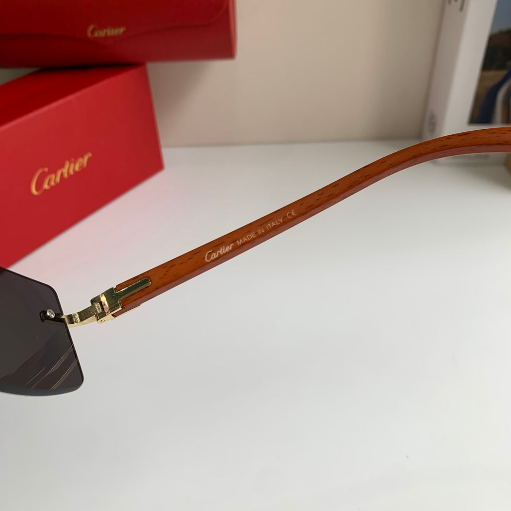Cartier Fashion Silver Lens Sunglasses for Men & Women - 398976 - detail image 8