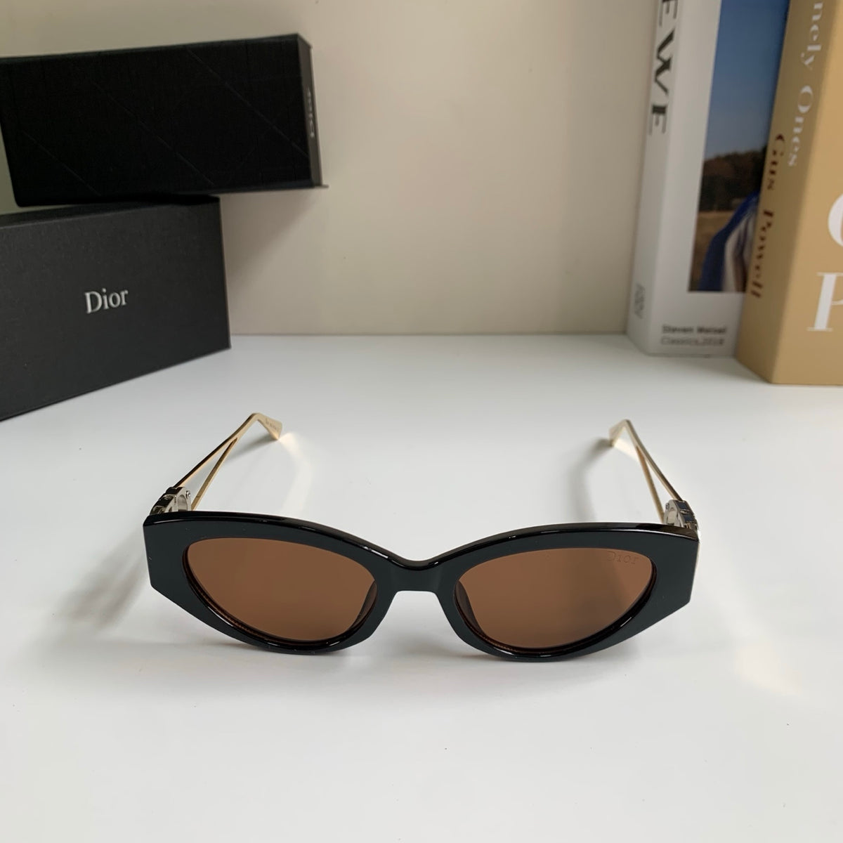 Dior Cat-Eye Black Lens Sunglasses for Men & Women - 398759 - detail image 3