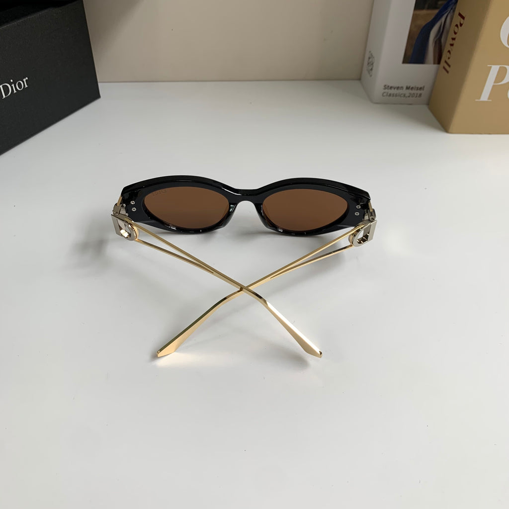 Dior Cat-Eye Black Lens Sunglasses for Men & Women - detail image 7
