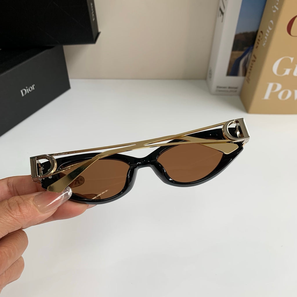 Dior Cat-Eye Black Lens Sunglasses for Men & Women - detail image 6