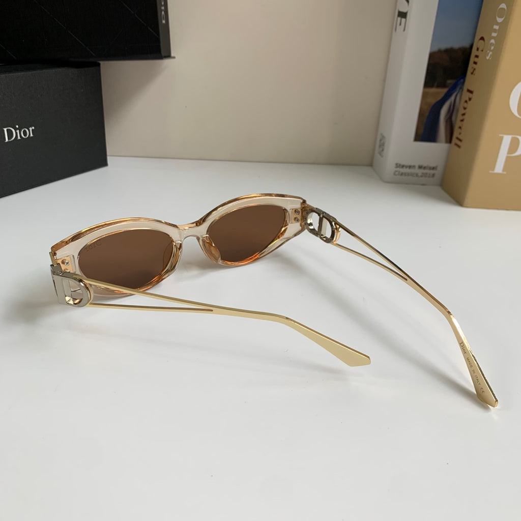 Dior Cat-Eye Brown Lens Sunglasses for Men & Women - detail image 8
