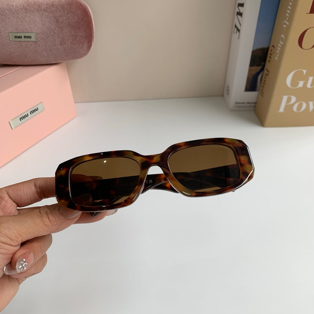 Miu Miu Square Black Lens Sunglasses for Men & Women - 399250 - detail image 4