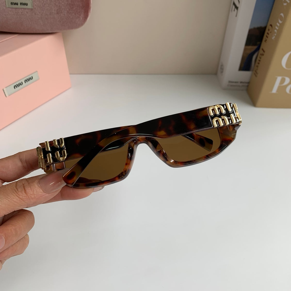 Miu Miu Square Black Lens Sunglasses for Men & Women - 399250 - detail image 8