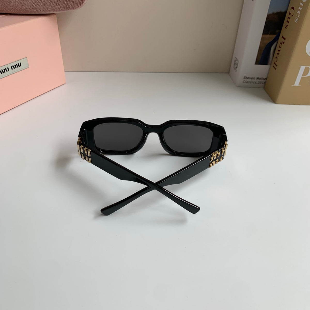 Miu Miu Square Black Lens Sunglasses for Men & Women - 399251 - detail image 9