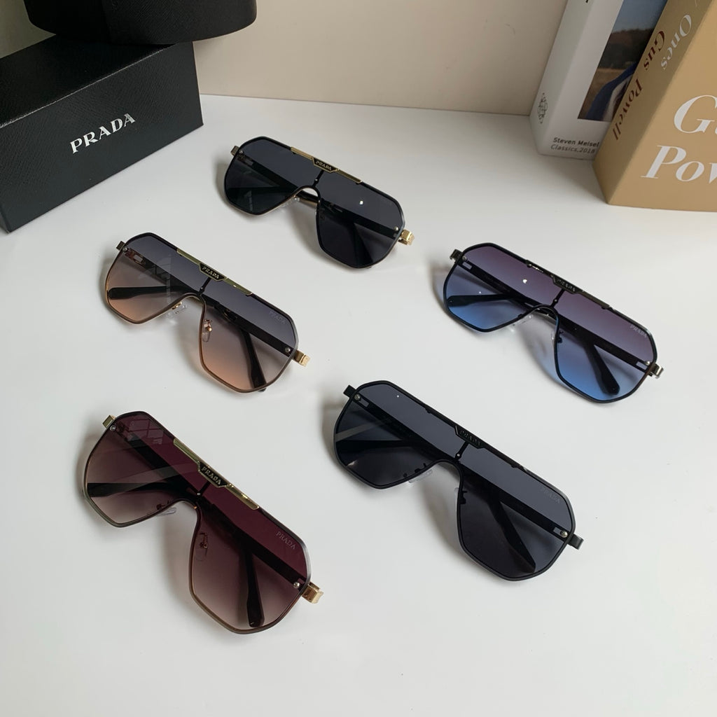Prada Oversized Silver Lens Sunglasses for Men & Women - 487034 - detail image 9